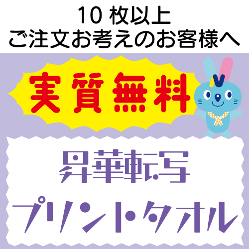 10枚上ご注文お考えのお客様実質無料の昇華転写プリントサンプル